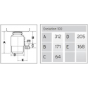 Triturador Insinkerator Modelo 65